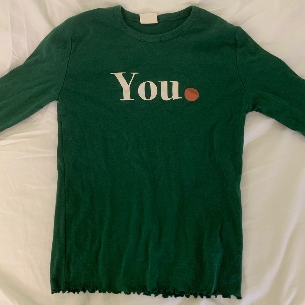 Zara Kids Printed “You” Long Sleeve